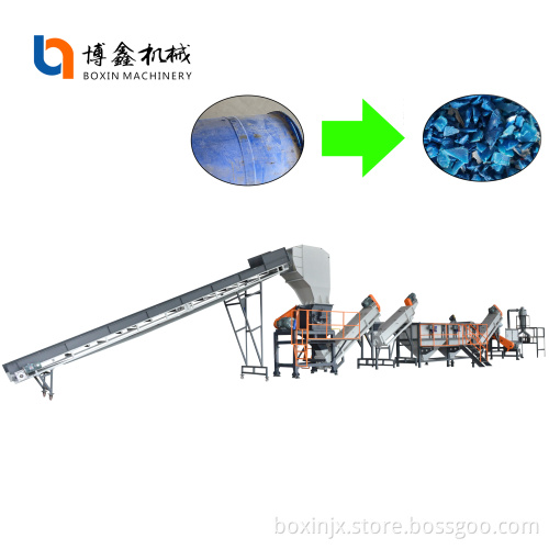 PP PE ABS PS Plastic Bucket Recycling Washing Plant for Bottles